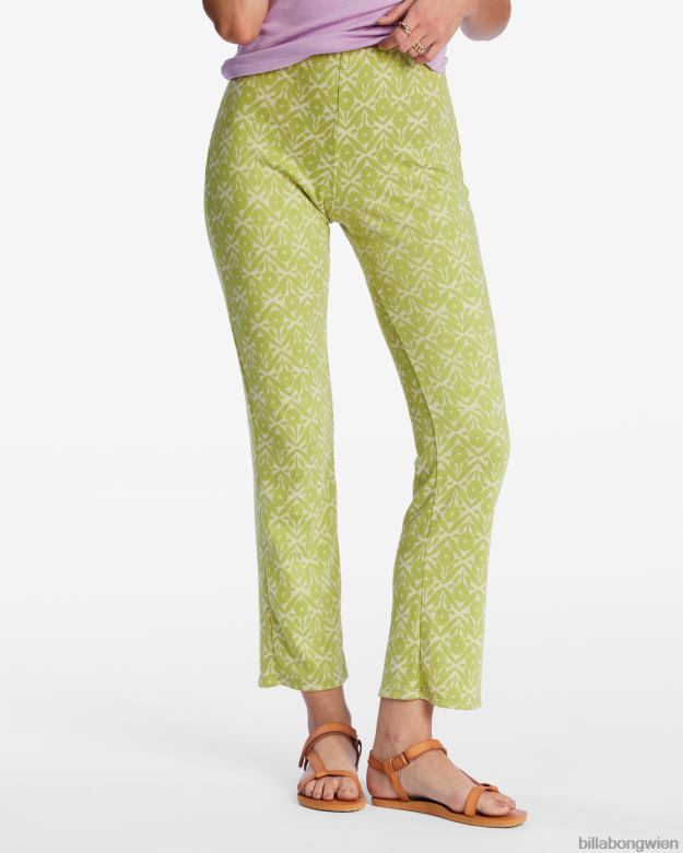 Billabong Clothing 00V682140 | Billabong Besser zusammen knöchellange Bootcut-Strickhose Mooswiese Frauen