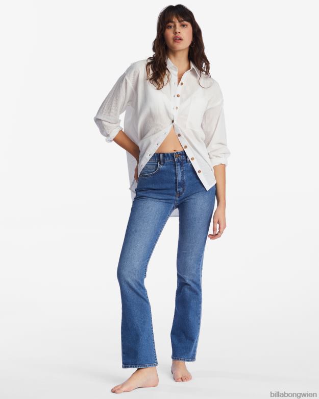 Billabong Clothing 00V682161 | Billabong Holen Sie sich eine Straight-Fit-Jeans echtes Blau Frauen