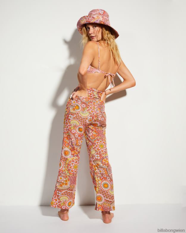 Billabong Clothing 00V682176 | Billabong billabong x smiley so trippy Leinenhose multi Frauen