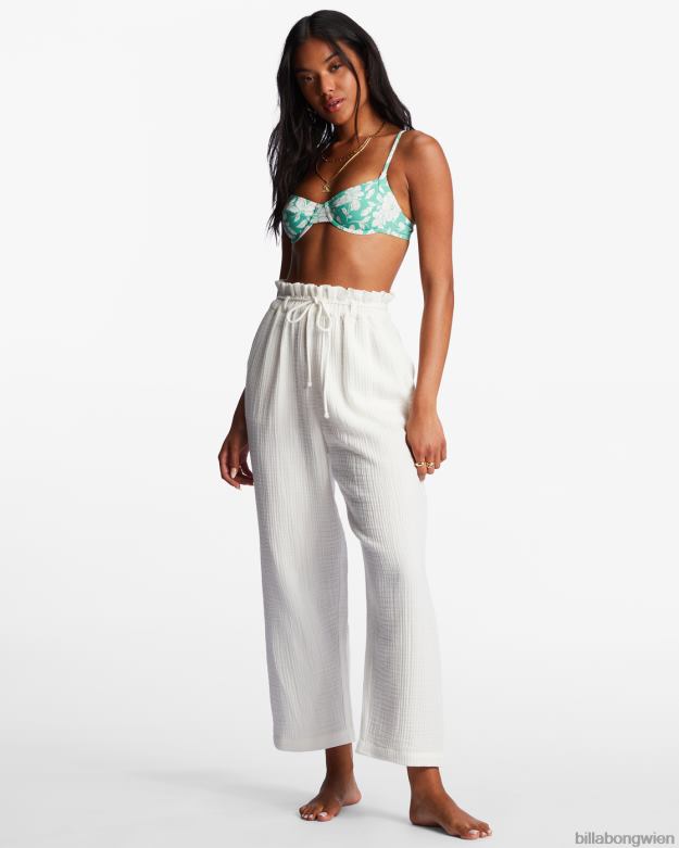 Billabong Clothing 00V682198 | Billabong Wandern Sie in Paperbag-Hosen Salzkristall Frauen