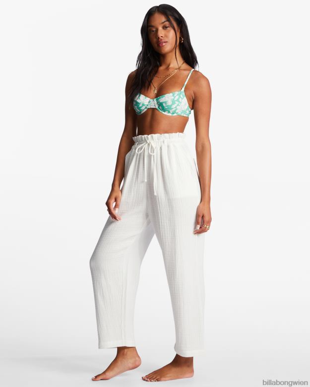 Billabong Clothing 00V682198 | Billabong Wandern Sie in Paperbag-Hosen Salzkristall Frauen