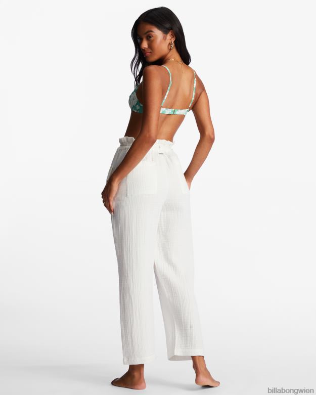 Billabong Clothing 00V682198 | Billabong Wandern Sie in Paperbag-Hosen Salzkristall Frauen