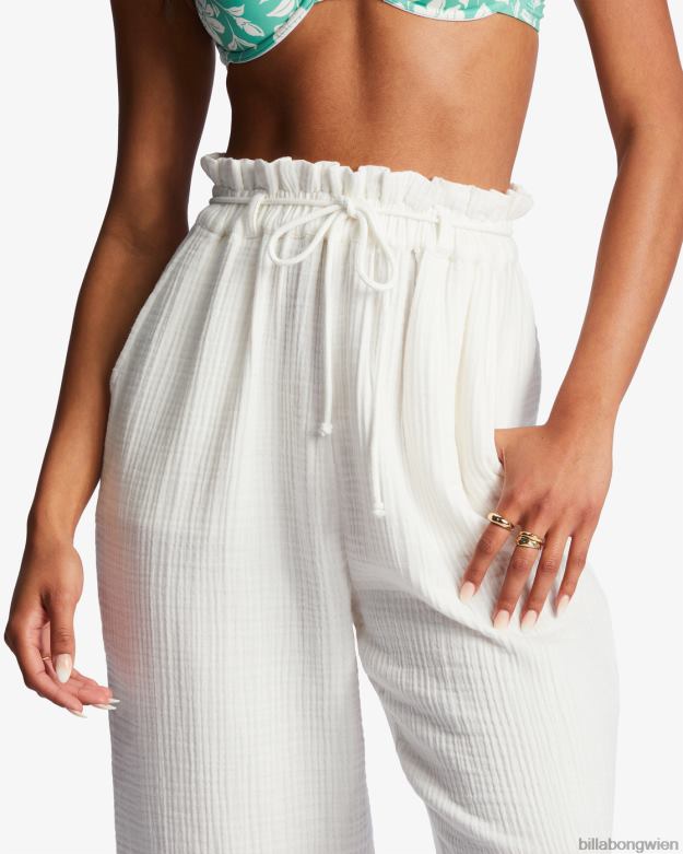Billabong Clothing 00V682198 | Billabong Wandern Sie in Paperbag-Hosen Salzkristall Frauen