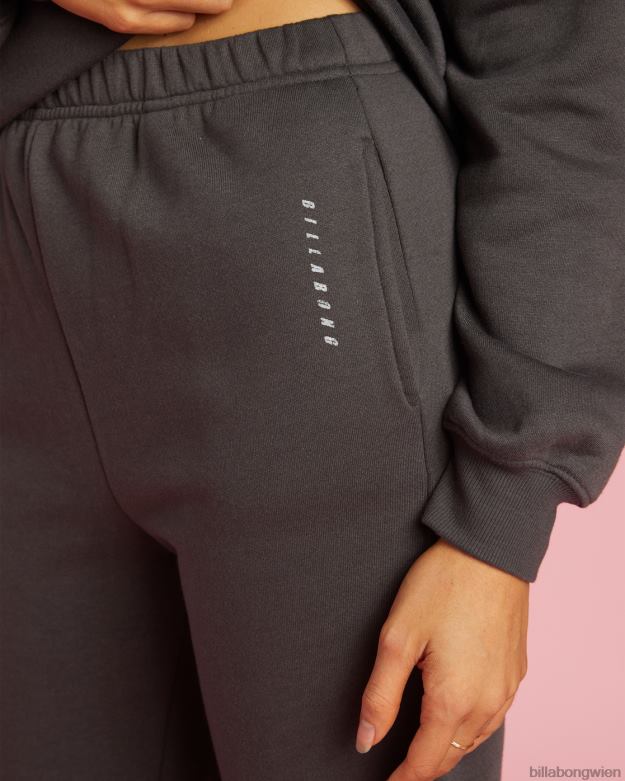 Billabong Clothing 00V682219 | Billabong Endlose Vibe-Jogginghose mit hohem Bund aus schwarz Frauen