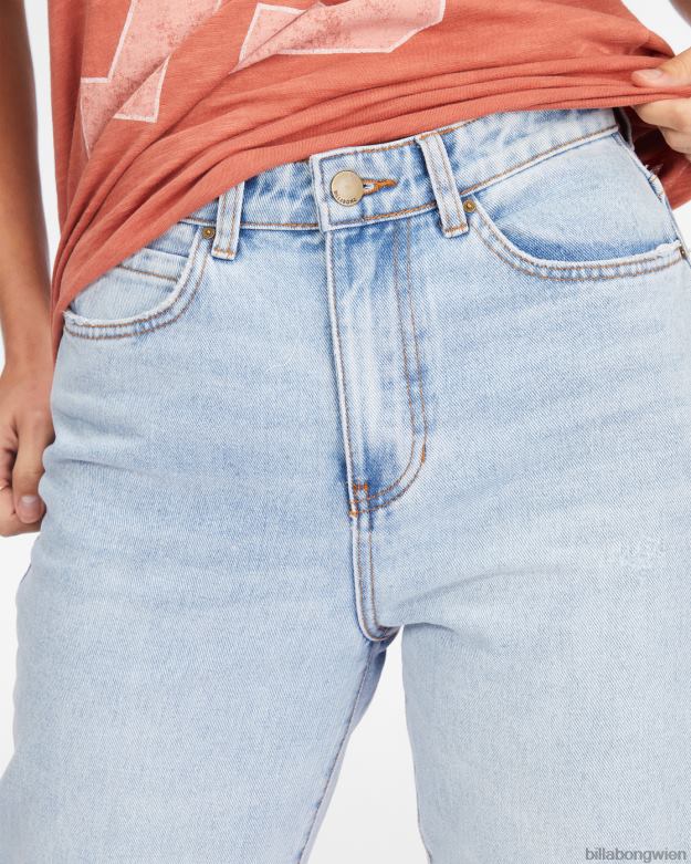 Billabong Clothing 00V682278 | Billabong Ich habe mir eine hoch taillierte Jeanshose gekauft Indigospülung Frauen