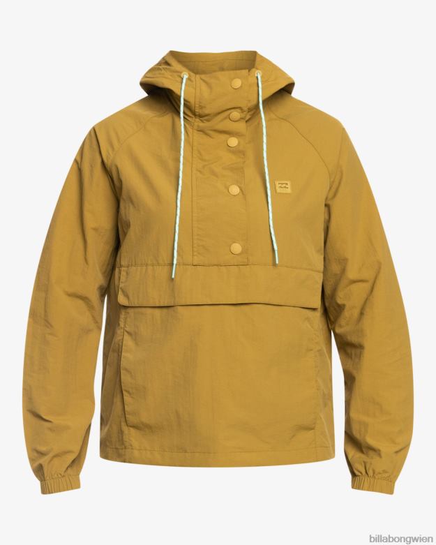 Billabong Clothing 00V681924 | Billabong Trail entlang der Anorak-Pulloverjacke massenmoos Frauen