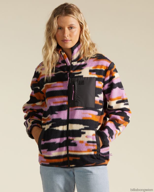 Billabong Clothing 00V682247 | Billabong A/Div Switchback Full Zip 2 Reißverschlussjacke schwarz-multi Frauen