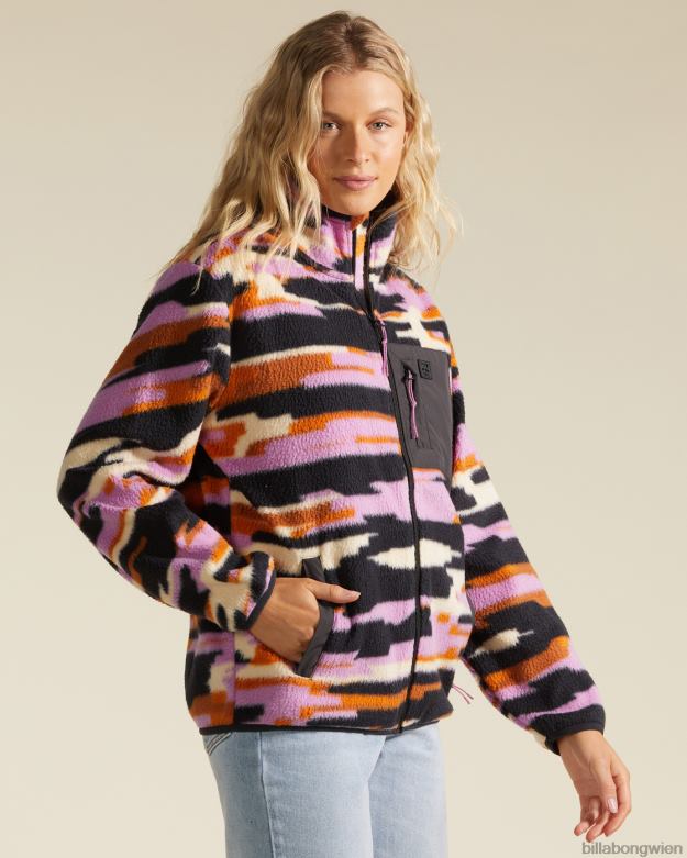 Billabong Clothing 00V682247 | Billabong A/Div Switchback Full Zip 2 Reißverschlussjacke schwarz-multi Frauen