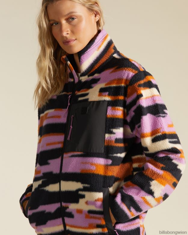 Billabong Clothing 00V682247 | Billabong A/Div Switchback Full Zip 2 Reißverschlussjacke schwarz-multi Frauen