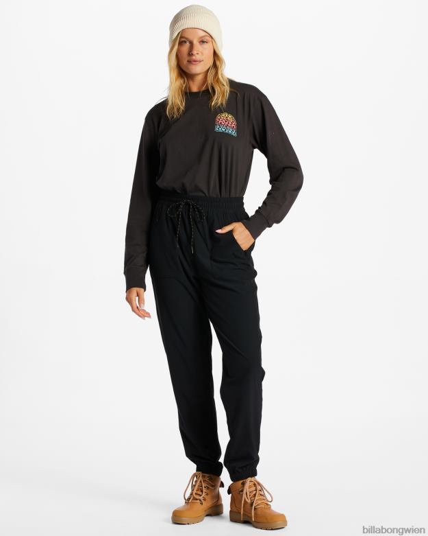 Billabong Clothing 00V682065 | Billabong a/div Canyon Jogger Jogginghose Schwarz Frauen
