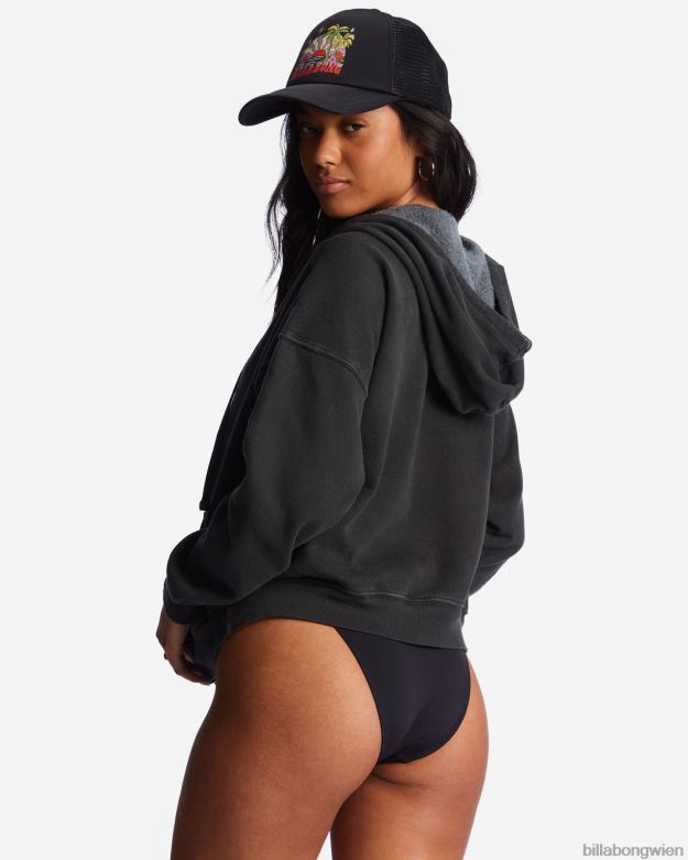 Billabong Clothing 00V682017 | Billabong Kapuzenpullover für immer Samstag schwarzer Sand Frauen