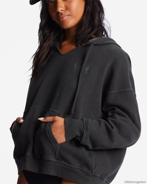 Billabong Clothing 00V682017 | Billabong Kapuzenpullover für immer Samstag schwarzer Sand Frauen
