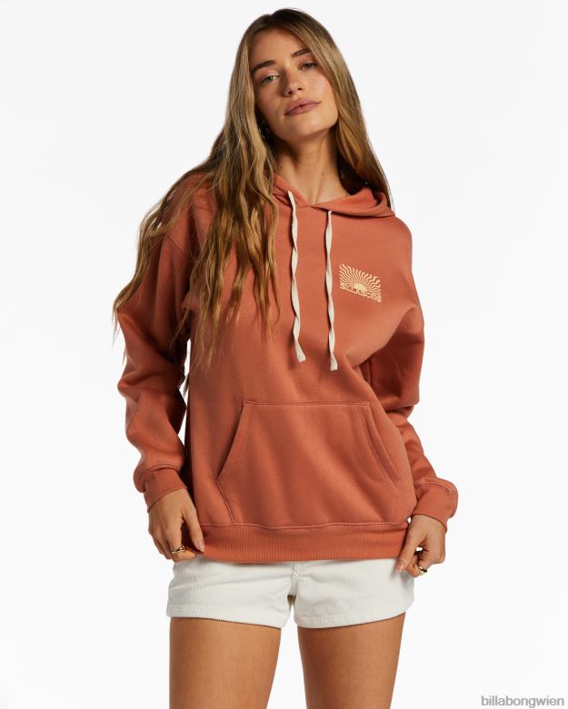 Billabong Clothing 00V682043 | Billabong Kapuzenpullover „Suns Up“. Henna Frauen