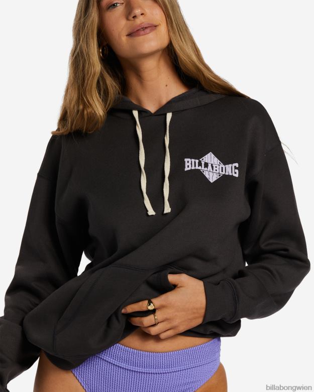 Billabong Clothing 00V682066 | Billabong Geboren am Strand-Hoodie aus schwarz Frauen
