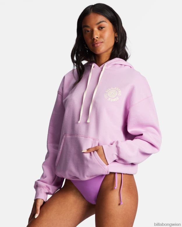 Billabong Clothing 00V682157 | Billabong Peace out Kapuzenpullover lila Traum Frauen