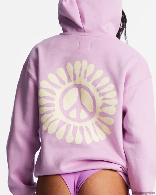 Billabong Clothing 00V682157 | Billabong Peace out Kapuzenpullover lila Traum Frauen