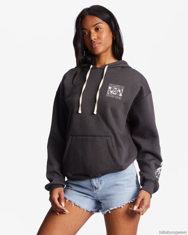 Billabong Clothing 00V682171 | Billabong Freundlichkeit ist magischer Kapuzenpullover aus schwarz Frauen