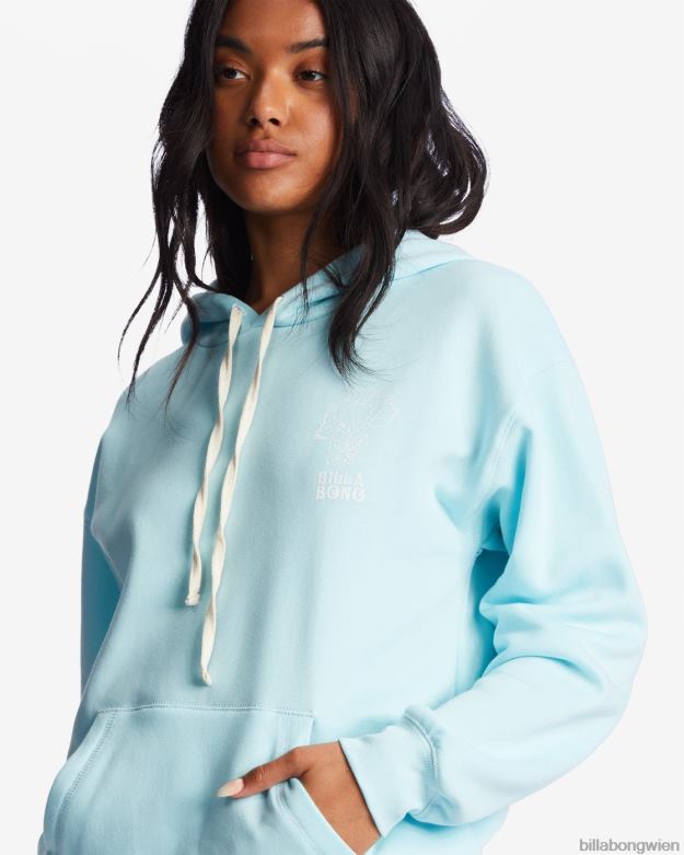 Billabong Clothing 00V682202 | Billabong Liebes-Hoodie ausstrahlen reines Aqua Frauen