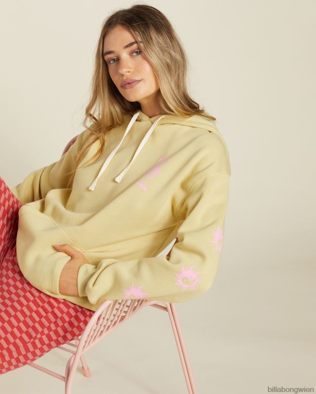 Billabong Clothing 00V682222 | Billabong Wie oben, so unten Grafik-Hoodie verblasster Kaktus Frauen
