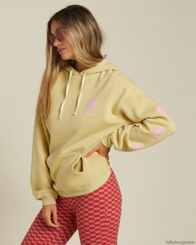 Billabong Clothing 00V682222 | Billabong Wie oben, so unten Grafik-Hoodie verblasster Kaktus Frauen