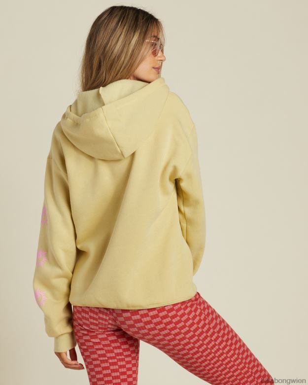 Billabong Clothing 00V682222 | Billabong Wie oben, so unten Grafik-Hoodie verblasster Kaktus Frauen