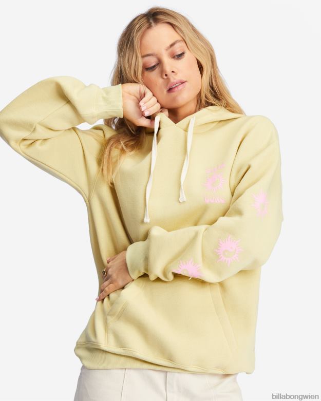 Billabong Clothing 00V682222 | Billabong Wie oben, so unten Grafik-Hoodie verblasster Kaktus Frauen