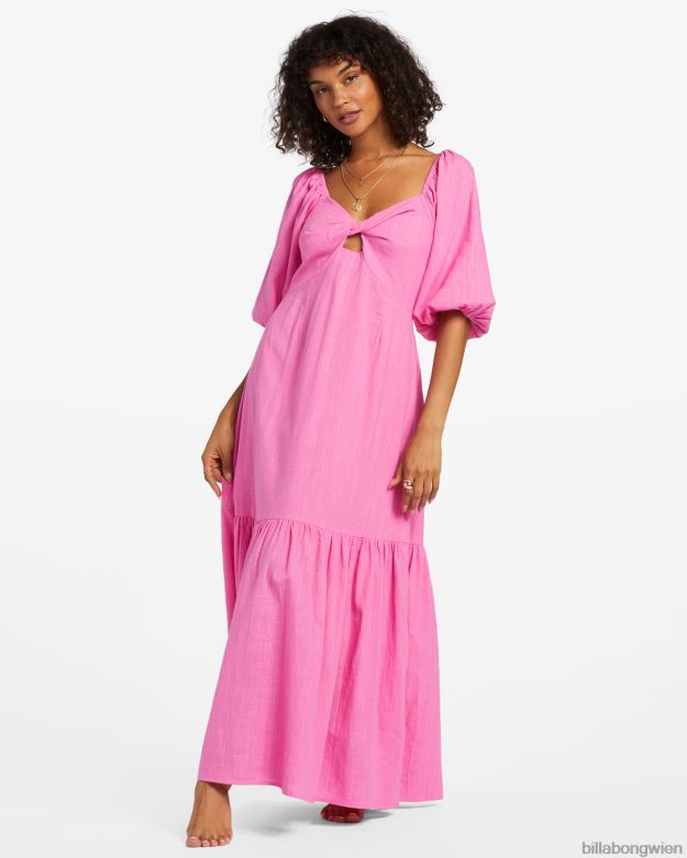 Billabong Clothing 00V681763 | Billabong Paradise Cove Maxikleid kokettes Fuchsia Frauen