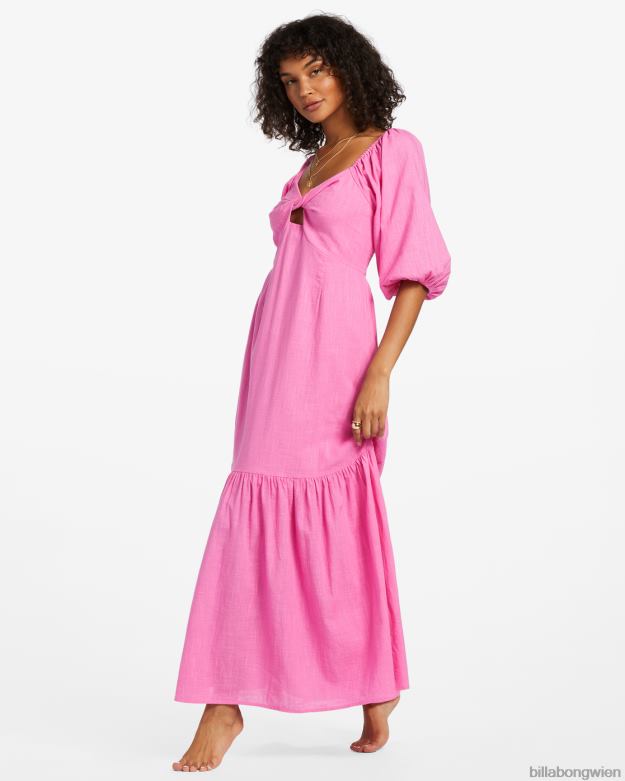 Billabong Clothing 00V681763 | Billabong Paradise Cove Maxikleid kokettes Fuchsia Frauen