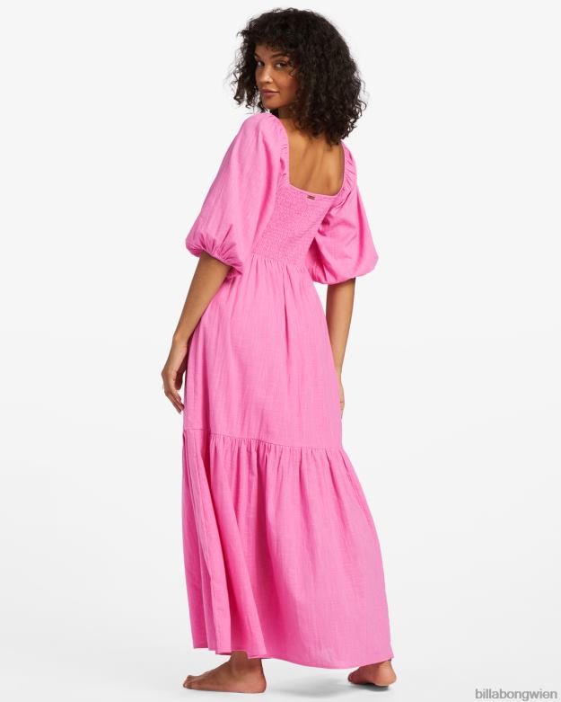 Billabong Clothing 00V681763 | Billabong Paradise Cove Maxikleid kokettes Fuchsia Frauen