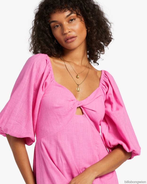 Billabong Clothing 00V681763 | Billabong Paradise Cove Maxikleid kokettes Fuchsia Frauen
