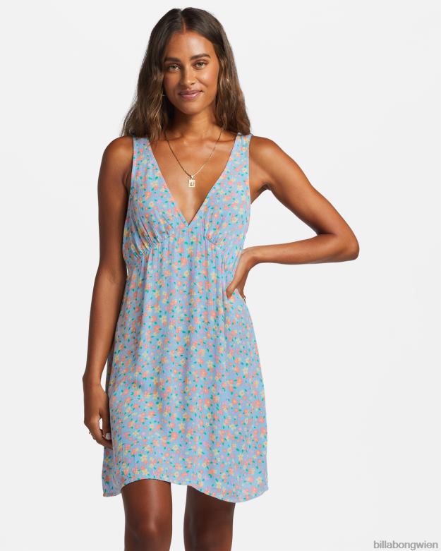 Billabong Clothing 00V681773 | Billabong Feel the Love Minikleid Sommerhimmel Frauen