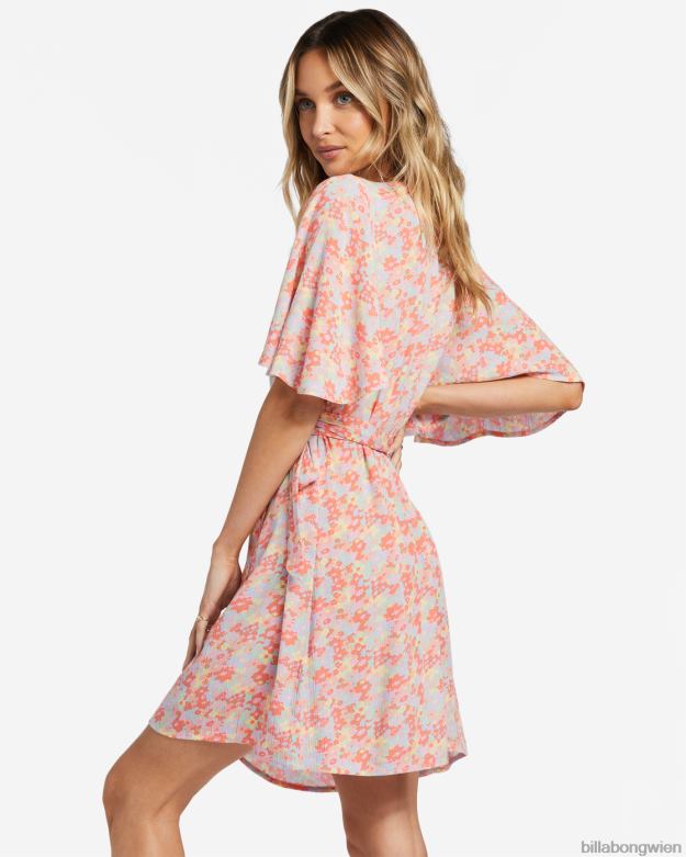 Billabong Clothing 00V681814 | Billabong Alles für Dich Minikleid weich und pfirsichfarben Frauen