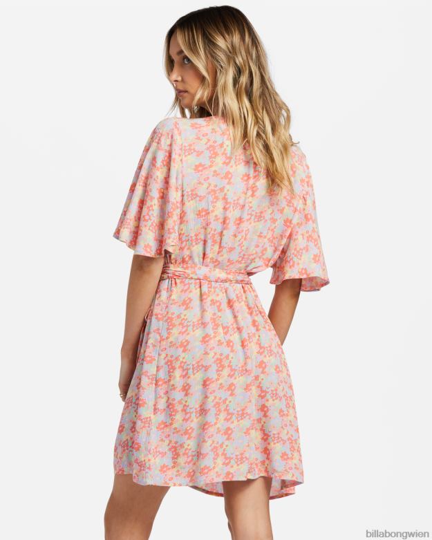 Billabong Clothing 00V681814 | Billabong Alles für Dich Minikleid weich und pfirsichfarben Frauen