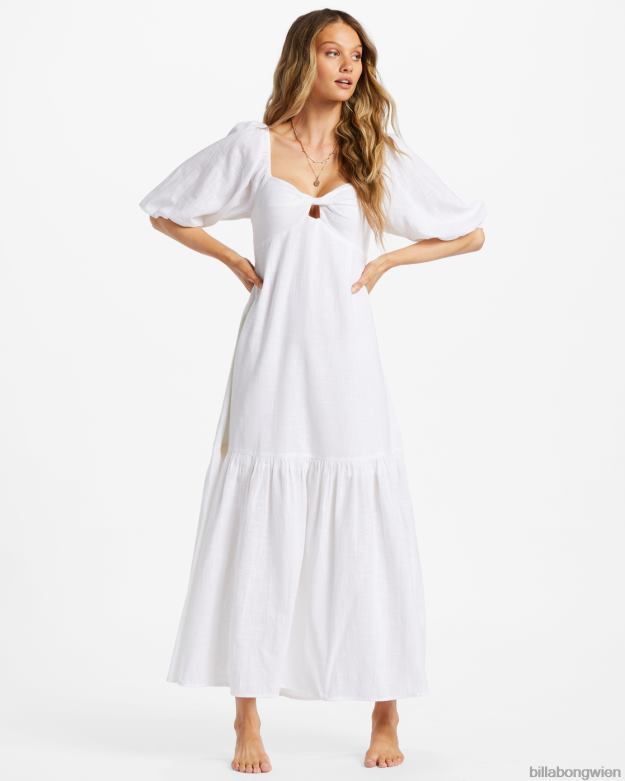 Billabong Clothing 00V681828 | Billabong Paradise Cove Maxikleid Salzkristall Frauen