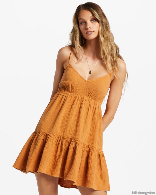 Billabong Clothing 00V681843 | Billabong Welle für Welle Minikleid Sommergewürz Frauen