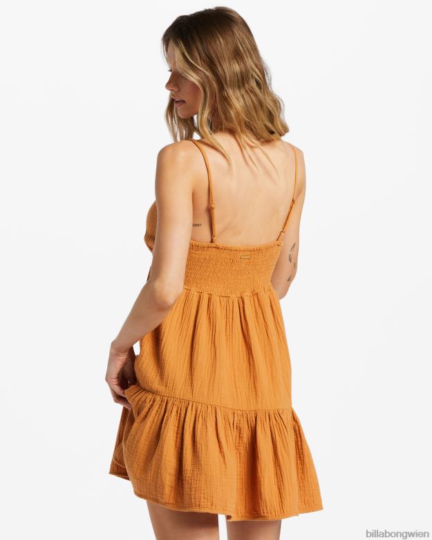 Billabong Clothing 00V681843 | Billabong Welle für Welle Minikleid Sommergewürz Frauen
