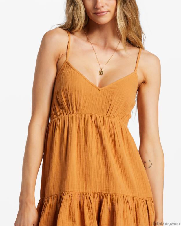 Billabong Clothing 00V681843 | Billabong Welle für Welle Minikleid Sommergewürz Frauen