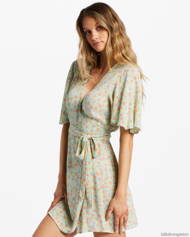 Billabong Clothing 00V681881 | Billabong Alles für Dich Minikleid grüne Minze Frauen