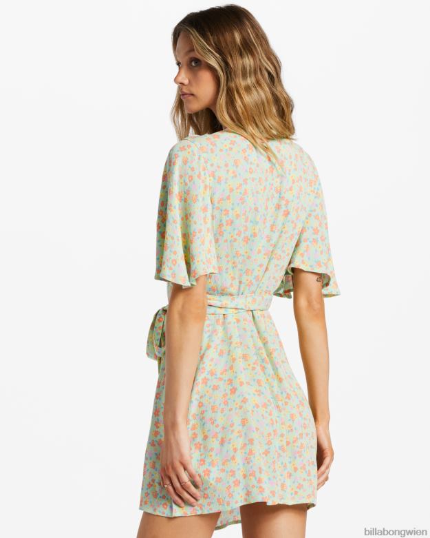 Billabong Clothing 00V681881 | Billabong Alles für Dich Minikleid grüne Minze Frauen