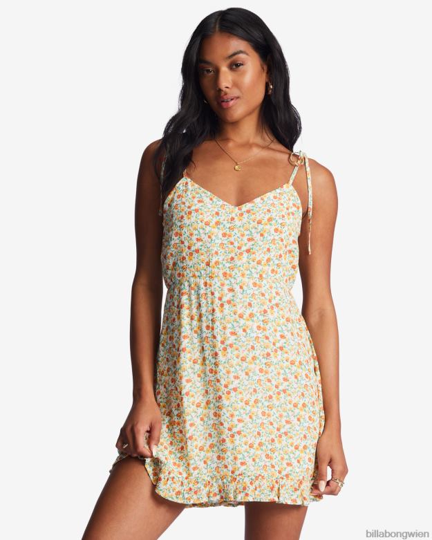 Billabong Clothing 00V681956 | Billabong herzzerreißendes Trägerkleid Salzkristall Frauen