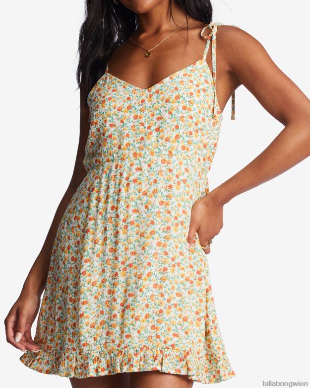 Billabong Clothing 00V681956 | Billabong herzzerreißendes Trägerkleid Salzkristall Frauen