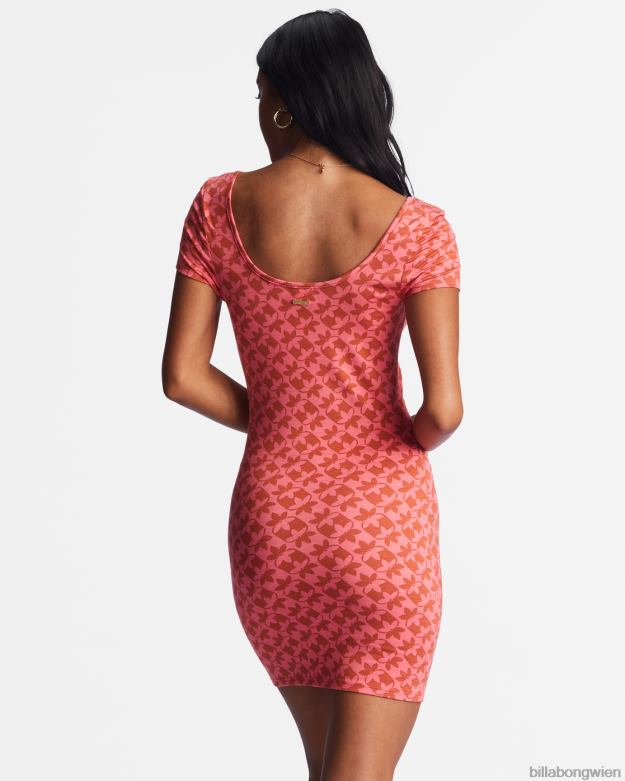 Billabong Clothing 00V681962 | Billabong Mädchen im figurbetonten Kleid der Sonne Korallenschwarm Frauen