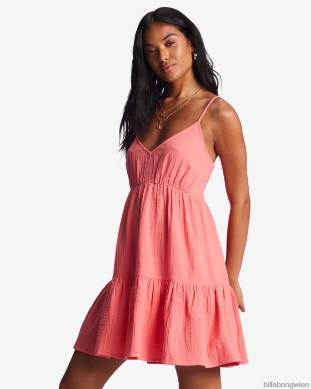 Billabong Clothing 00V682004 | Billabong Welle für Welle Minikleid Korallenschwarm Frauen