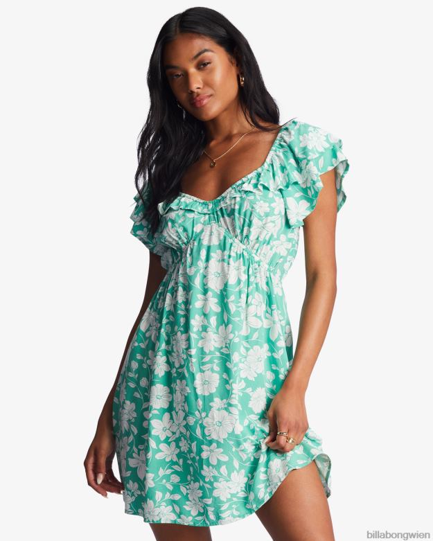Billabong Clothing 00V682009 | Billabong Verzaubere mich Minikleid süßes Gras Frauen