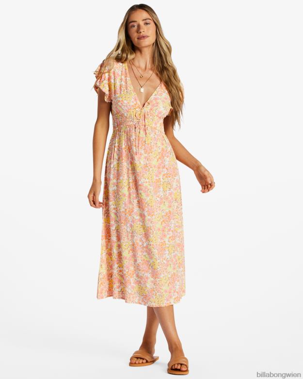 Billabong Clothing 00V682039 | Billabong Picknick-Date-Midikleid Paloma Frauen