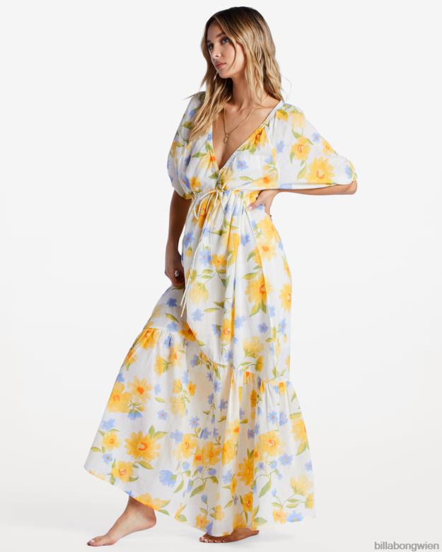Billabong Clothing 00V682063 | Billabong Lost in Love Maxikleid Salzkristall Frauen