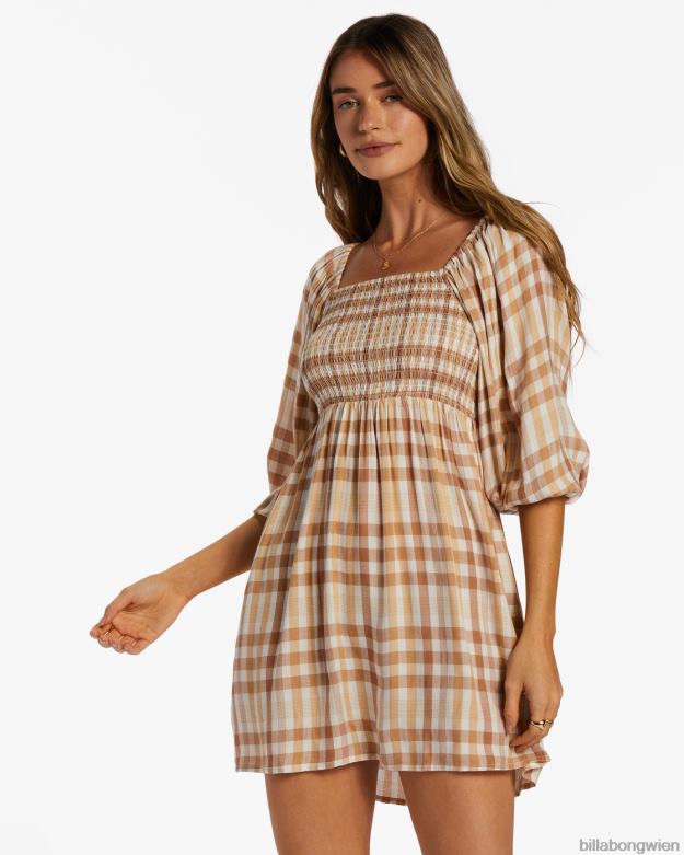 Billabong Clothing 00V682091 | Billabong Paradise Days Minikleid Trüffel Frauen