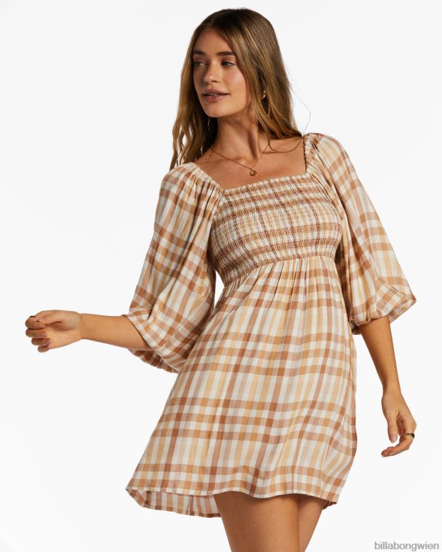 Billabong Clothing 00V682091 | Billabong Paradise Days Minikleid Trüffel Frauen