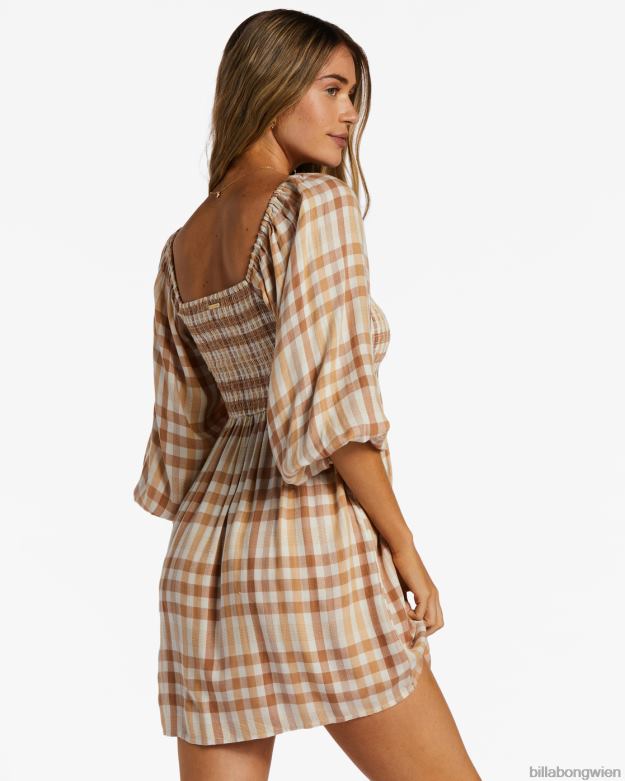 Billabong Clothing 00V682091 | Billabong Paradise Days Minikleid Trüffel Frauen