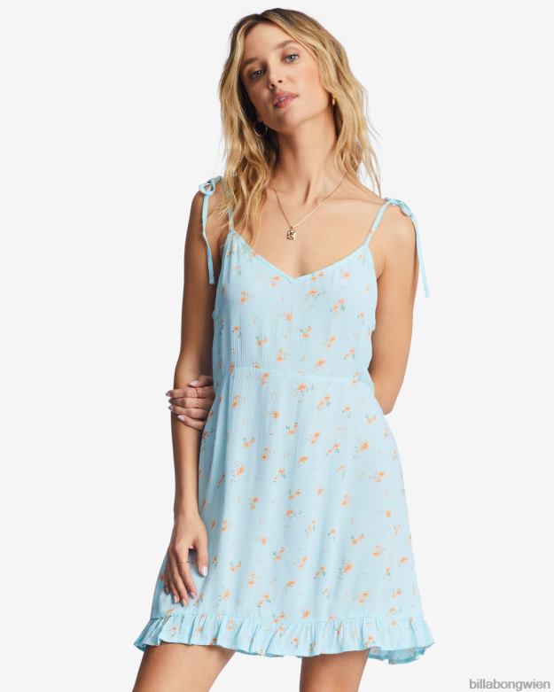 Billabong Clothing 00V682112 | Billabong herzzerreißendes Trägerkleid reines Aqua Frauen